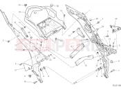 DUCATI 2018 Multistrada 1260 S D Air REAR FRAME COMP. [MOD:MS1260SA]