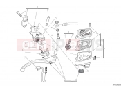 DUCATI 2019 Diavel FRONT BRAKE PUMP [MOD:DVL1260]