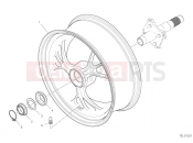 DUCATI 2019 Hypermotard 950 SP REAR WHEEL [MOD:HYM950SP]