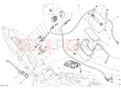 DUCATI Monster 797 BATTERY HOLDER [MOD:M 797+]