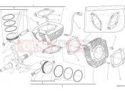 DUCATI Monster 797 CYLINDERS - PISTONS [MOD:M 797+]