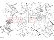 DUCATI 2019 Monster 821 BATTERY HOLDER [MOD:M 821]