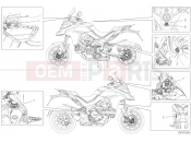 DUCATI 2019 Multistrada 1260 Pikes Peak LABEL, WARNING [MOD:MS1260PP;XST:JAP]