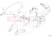 DUCATI 2019 Multistrada 1260 Pikes Peak REAR MUDGUARD [MOD:MS1260PP]