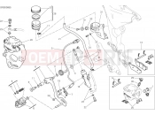 DUCATI 2019 Multistrada 1260 Enduro REAR BRAKING SYSTEM [MOD:MS1260E]