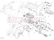 DUCATI 2019 Multistrada 1260 Enduro FOOTRESTS, LEFT [MOD:MS1260E]