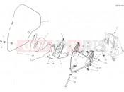 DUCATI 2019 Multistrada 1260 Enduro WINDSHIELD [MOD:MS1260E]
