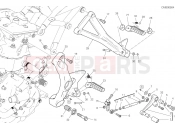 DUCATI 2019 SuperSport FOOTRESTS, LEFT [MOD:SS 939]