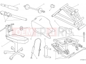 DUCATI 2020 Monster 821 Stealth WORKSHOP SERVICE TOOLS, FRAME [MOD:M821STEA]