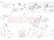 DUCATI Multistrada 1260 FRONT WIRING HARNESS [MOD:MS1260]