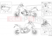DUCATI Multistrada 1260 Enduro LABEL, WARNING [MOD:MS1260E;XST:JAP]