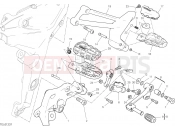 DUCATI Multistrada 1260 Enduro FOOTRESTS, LEFT [MOD:MS1260E]