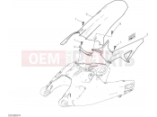 DUCATI Multistrada 1260 Enduro REAR MUDGUARD [MOD:MS1260E]