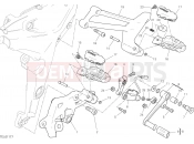 DUCATI 2020 Multistrada 1260 Pikes Peak FOOTRESTS, LEFT [MOD:MS1260PP]