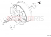 DUCATI Multistrada 1260 S REAR WHEEL [MOD:MS1260S]