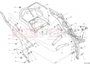DUCATI 2020 Multistrada 950 S REAR FRAME COMP. [MOD:MS950S]