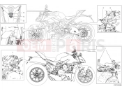 DUCATI 2020 Streetfighter V4 POSITIONING PLATES [MOD:SFV4;XST:JAP]
