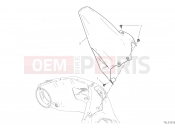 DUCATI 2020 Superbike Panigale V2 REAR MUDGUARD [MOD:PANV2]
