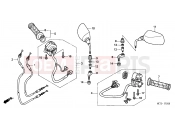 HONDA FJS600D3 ED SILVER WING 2003 F-3 SWITCH/CABLE