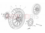 Rear wheel - Derbi Terra 125 2012