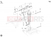 DUCATI 2004 Monster 800 REAR SHOCK ABSORBER » SWING ARM