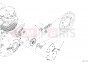 DUCATI 2021 Scrambler 1100 Dark Pro FRONT SPROCKET - CHAIN [MOD:SCR11DRK]