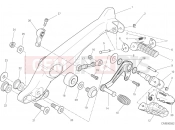 DUCATI 2021 Scrambler 1100 Sport Pro FOOTRESTS, LEFT [MOD:SCR11SPR]