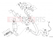 DUCATI 2021 Scrambler 1100 Sport Pro EXHAUSRT PIPE ASSY [MOD:SCR11SPR]
