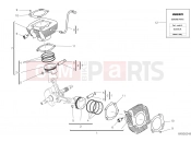 DUCATI Scrambler Desert Sled CYLINDERS - PISTONS [MOD:SCR800DS]