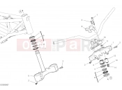 DUCATI 2021 Scrambler Desert Sled Fasthouse STEERING ASSEMBLY [MOD:SCR800FH]