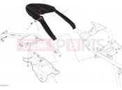 DUCATI 2021 Scrambler Desert Sled Fasthouse REAR MUDGUARD [MOD:SCR800FH]