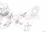 DUCATI 2020 Scrambler 1100 Pro FRONT SPROCKET - CHAIN [MOD:SCR11DRK]