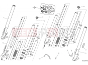 DUCATI 2020 Scrambler 1100 Pro FRONT FORK [MOD:SCR11DRK]
