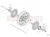 DUCATI 2020 Scrambler 1100 Pro FRONT WHEEL [MOD:SCR11DRK]