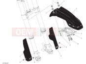 DUCATI 2019 Scrambler 1100 Special FRONT MUDGUARD [MOD:SCR11SPE]