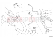 DUCATI 2019 Scrambler 1100 Special EXHAUSRT PIPE ASSY [MOD:SCR11SPE]