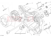 DUCATI 2018 Scrambler Cafe Racer GENERATOR COVER [MOD:SCR800CR]