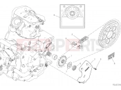 DUCATI 2021 Hypermotard 950 SP FRONT SPROCKET - CHAIN [MOD:HYM950SP]