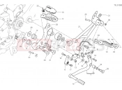DUCATI 2021 Hypermotard 950 SP FOOTRESTS, LEFT [MOD:HYM950SP]