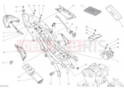 DUCATI 2021 Monster 821 REAR FRAME COMP. [MOD:M 821]