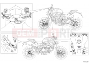 DUCATI 2021 Monster POSITIONING PLATES [MOD:M937;XST:JAP]