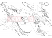 DUCATI 2021 Monster 1200 HANDLEBAR AND CONTROLS [MOD:M 1200]