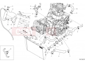 DUCATI Multistrada 950 COOLING CIRCUIT [MOD:MS950]