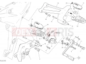 DUCATI 2021 Multistrada 950 S FOOTRESTS, LEFT [MOD:MS950S]