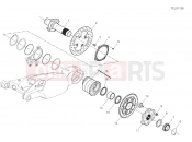 DUCATI Panigale V4 S REAR WHEEL SPINDLE [MOD:PANV4 S]