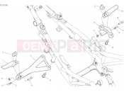 DUCATI 2021 Streetfighter V4 S REAR FOOTREST [MOD:SFV4 S]