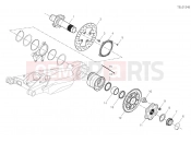 DUCATI 2021 Streetfighter V4 S REAR WHEEL SPINDLE [MOD:SFV4 S]