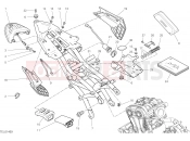DUCATI 2021 Supersport 950 REAR FRAME COMP. [MOD:SS 950]