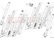 DUCATI 2021 XDiavel Dark FRONT FORK [MOD:XDVLDARK]