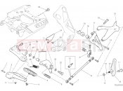 DUCATI 2021 XDiavel Dark FOOTRESTS, LEFT [MOD:XDVLDARK]